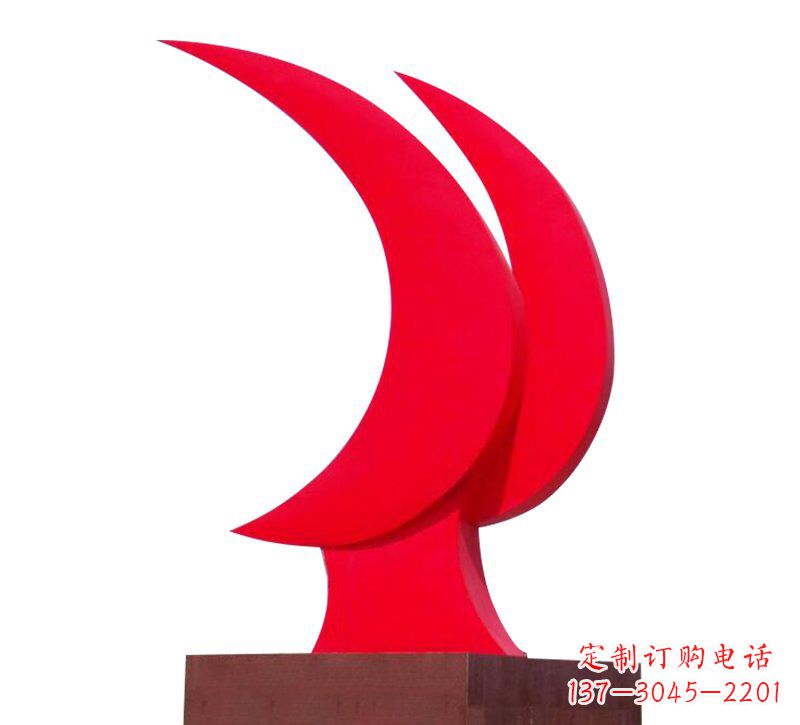 辽阳不锈钢党旗雕塑——传承中华文化精神