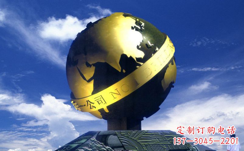 辽阳不锈钢地球企业雕塑
