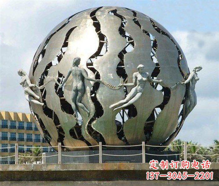 辽阳不锈钢地球广场雕塑