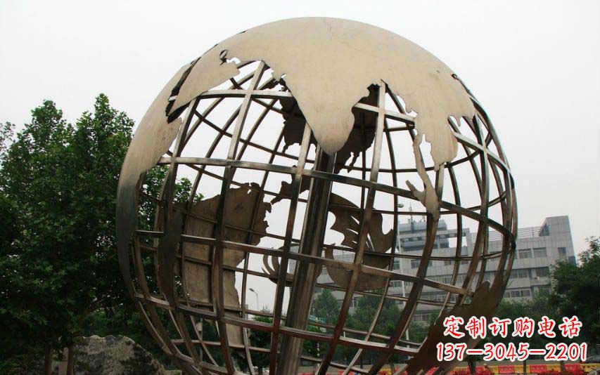 辽阳不锈钢地球景观雕塑