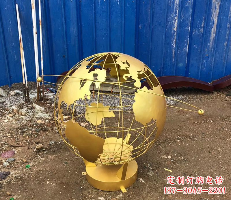 辽阳不锈钢地球仪抽象雕塑