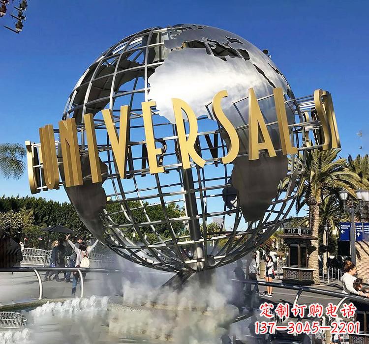 辽阳不锈钢地球仪书籍雕塑