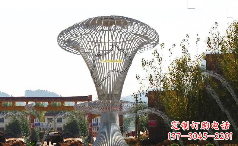 辽阳不锈钢地图标志城市景观雕塑