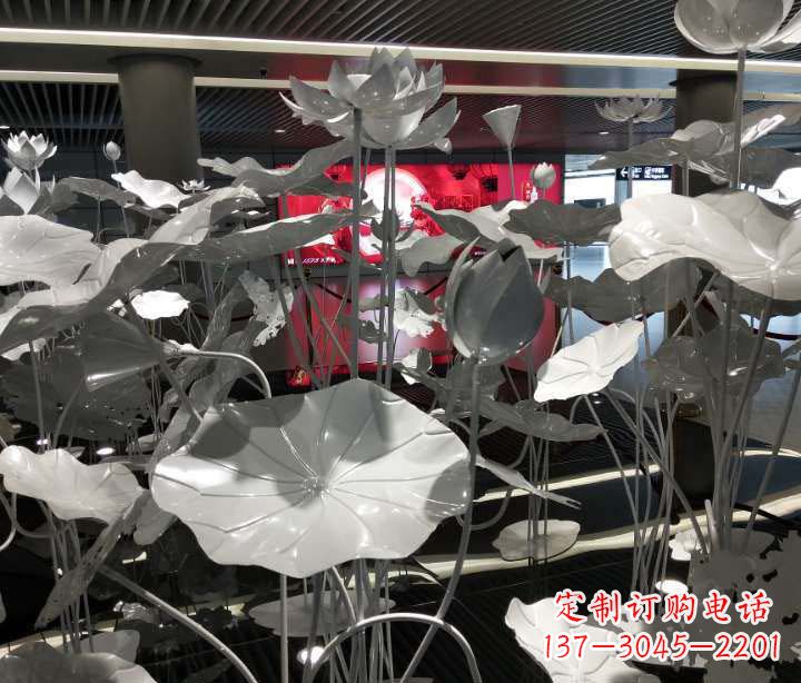 辽阳不锈钢锻造荷花雕塑