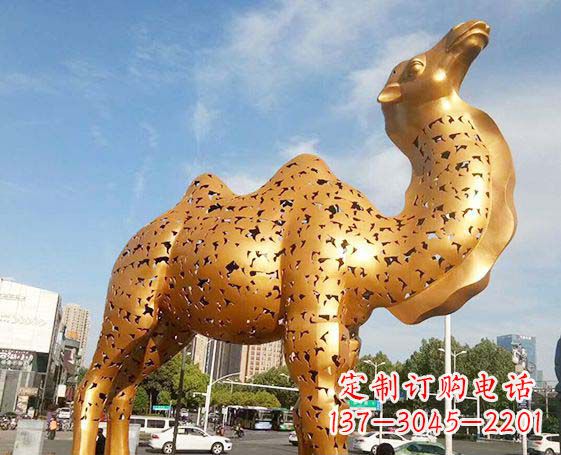 辽阳不锈钢锻造骆驼雕塑