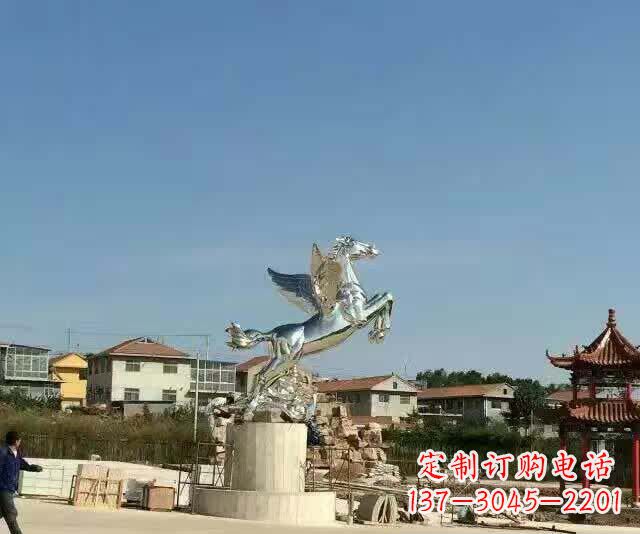 辽阳不锈钢飞马标志雕塑