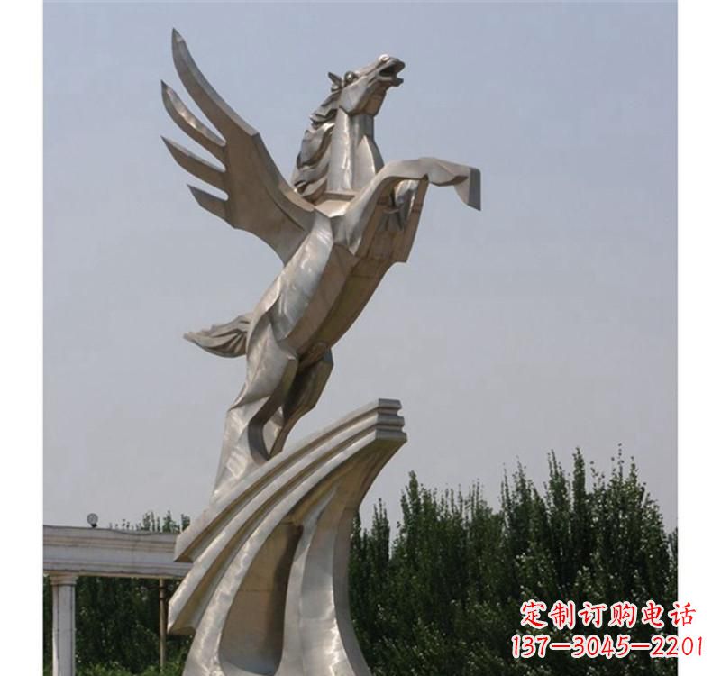 辽阳不锈钢飞马雕塑