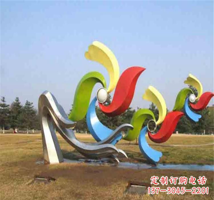 辽阳不锈钢风车雕塑绚丽多彩的艺术精品