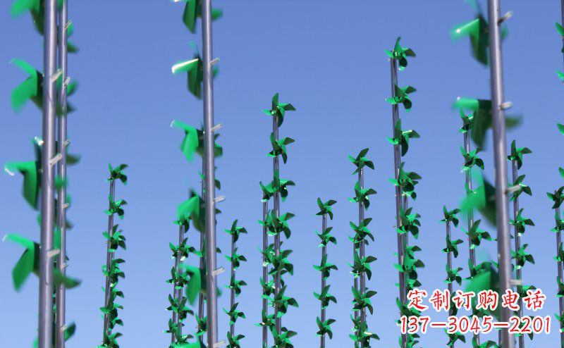 辽阳不锈钢风车雕塑灵动而又精致