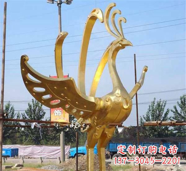 辽阳不锈钢凤凰雕塑