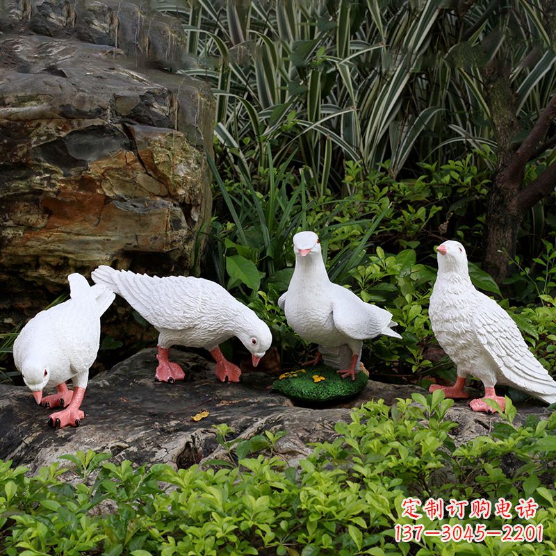 辽阳不锈钢鸽子立体雕塑精美雕塑点缀美好生活