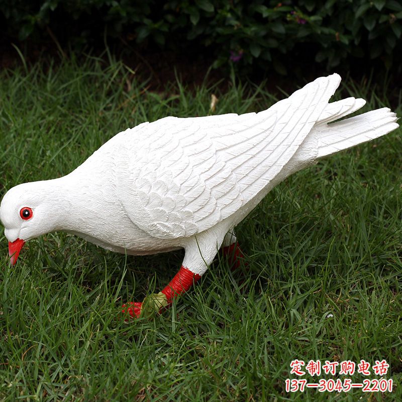 辽阳精致的不锈钢鸽子雕塑