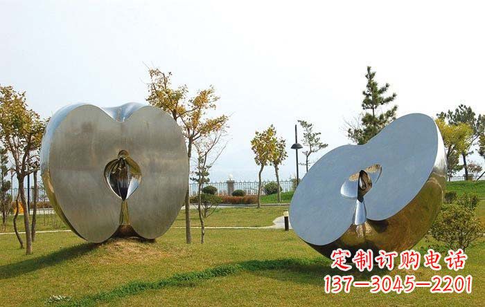 辽阳不锈钢苹果雕塑——珍贵的艺术瑰宝
