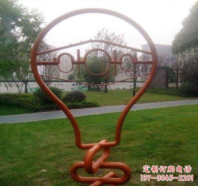 辽阳不锈钢灯泡雕塑点亮城市之美