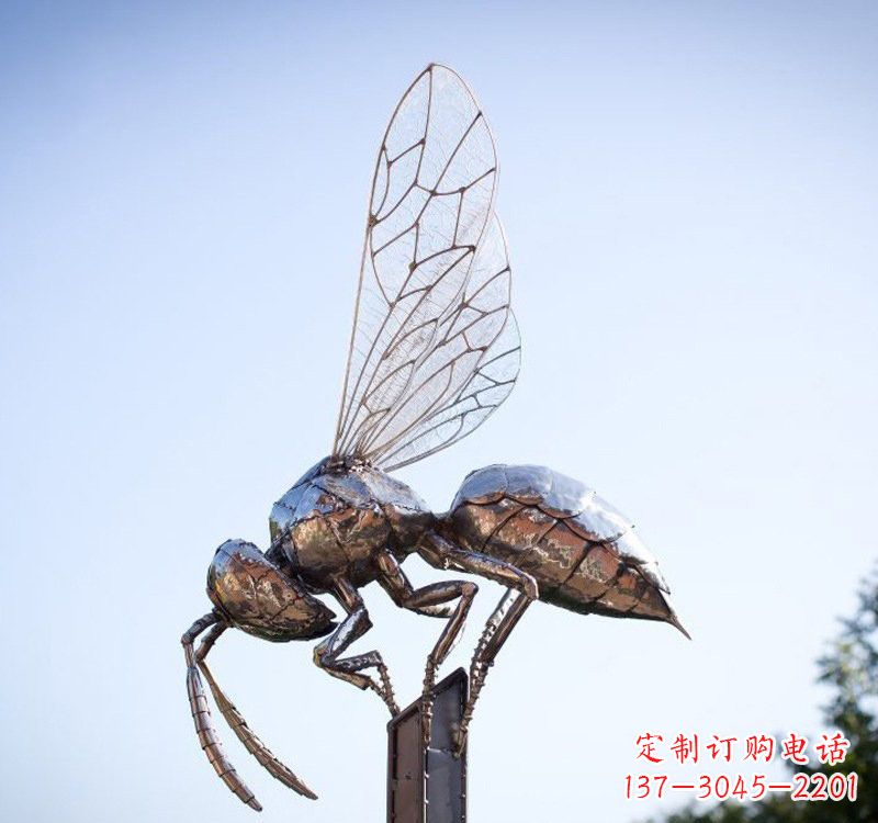 辽阳不锈钢公园蜜蜂雕塑精彩纷呈的自然之美