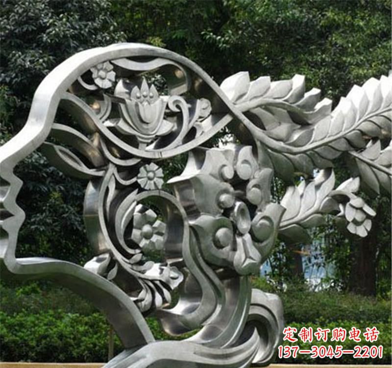 辽阳不锈钢雕塑美丽的象征
