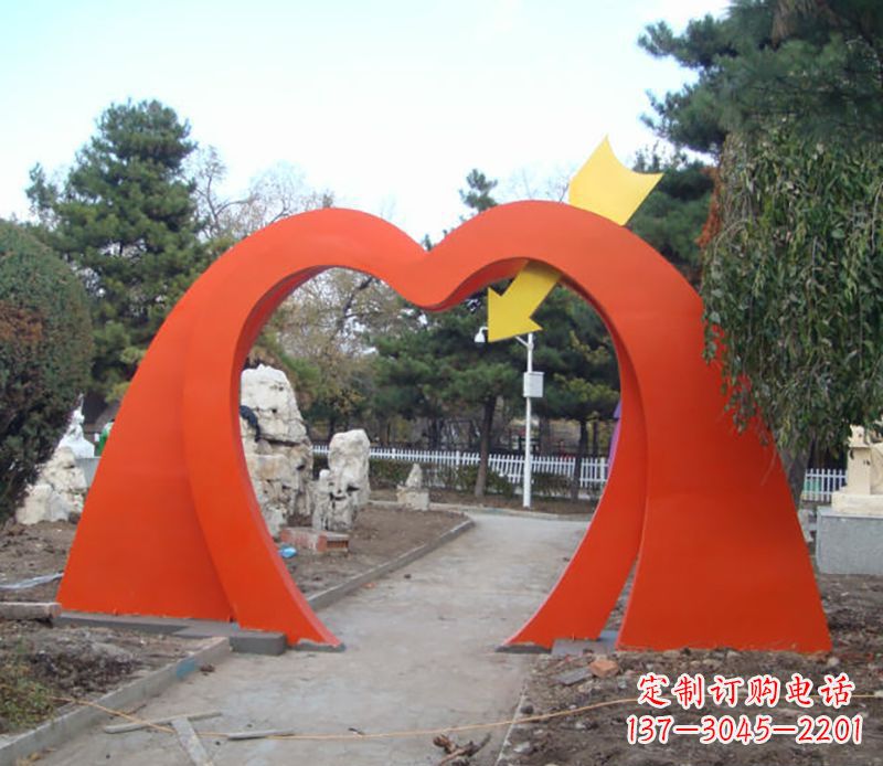 辽阳不锈钢拱门雕塑