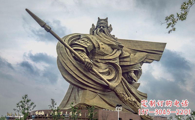 辽阳不锈钢关公广场景观雕塑