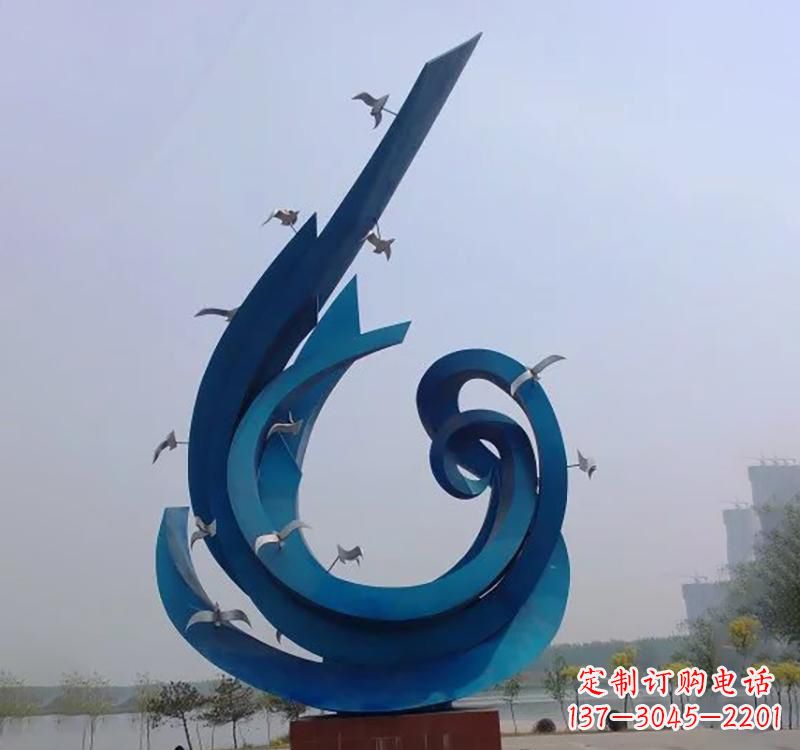 辽阳不锈钢鸽子雕塑——缔造城市新景象