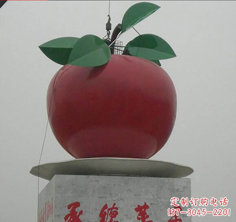 辽阳不锈钢苹果雕塑一件充满艺术气息的作品