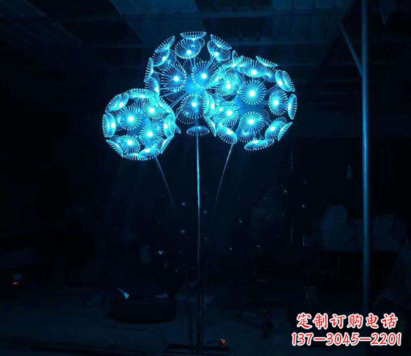 辽阳不锈钢蒲公英雕塑——象征着美丽的自由