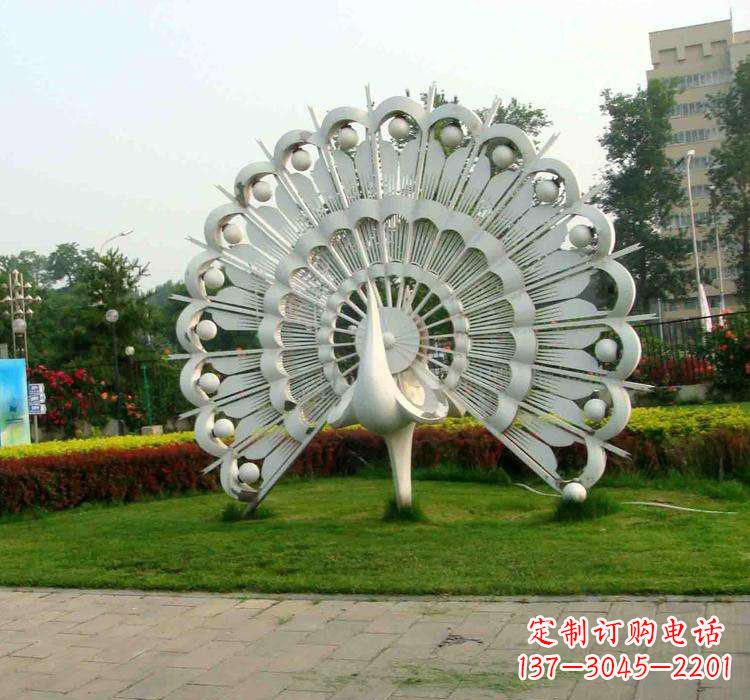 辽阳不锈钢孔雀雕塑艺术与美的完美结合