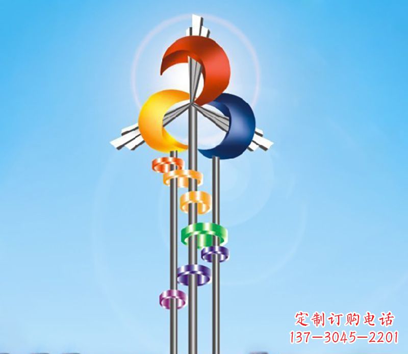 辽阳不锈钢风车雕塑精美的艺术之作
