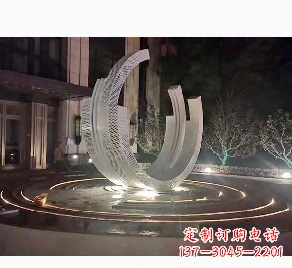 辽阳不锈钢广场喷泉雕塑精美的艺术珍品