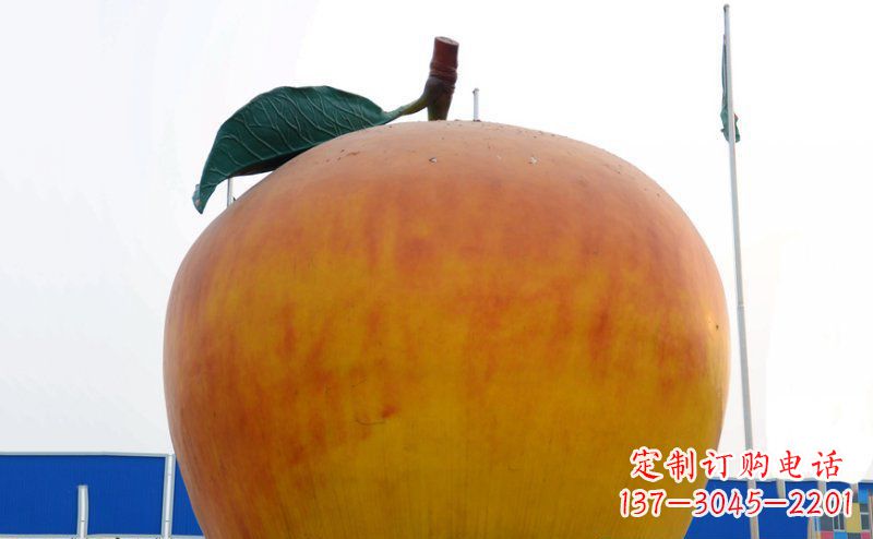 辽阳不锈钢苹果雕塑浓缩艺术精髓
