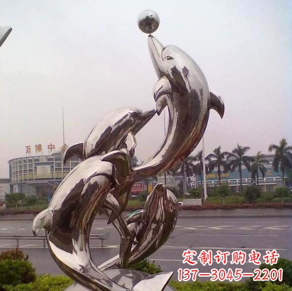 辽阳不锈钢海豚雕塑艺术之美