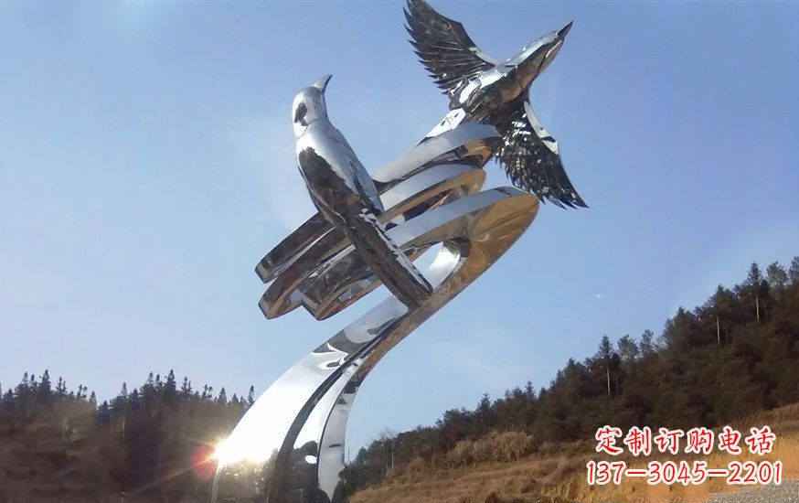 辽阳不锈钢和谐动物雕塑