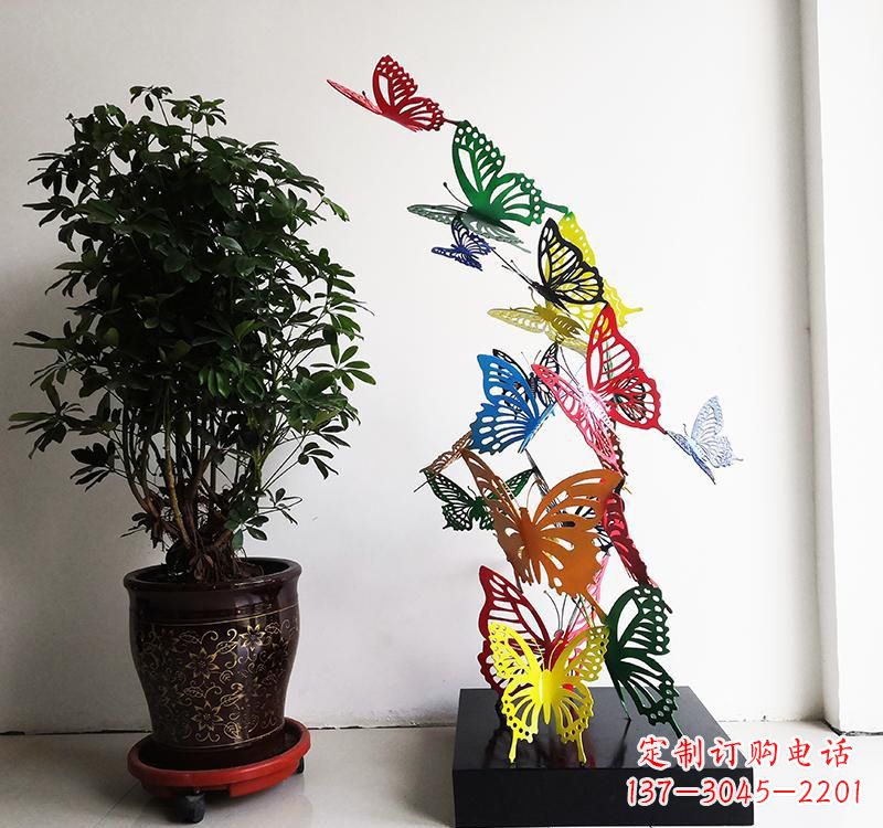 辽阳不锈钢蝴蝶雕塑