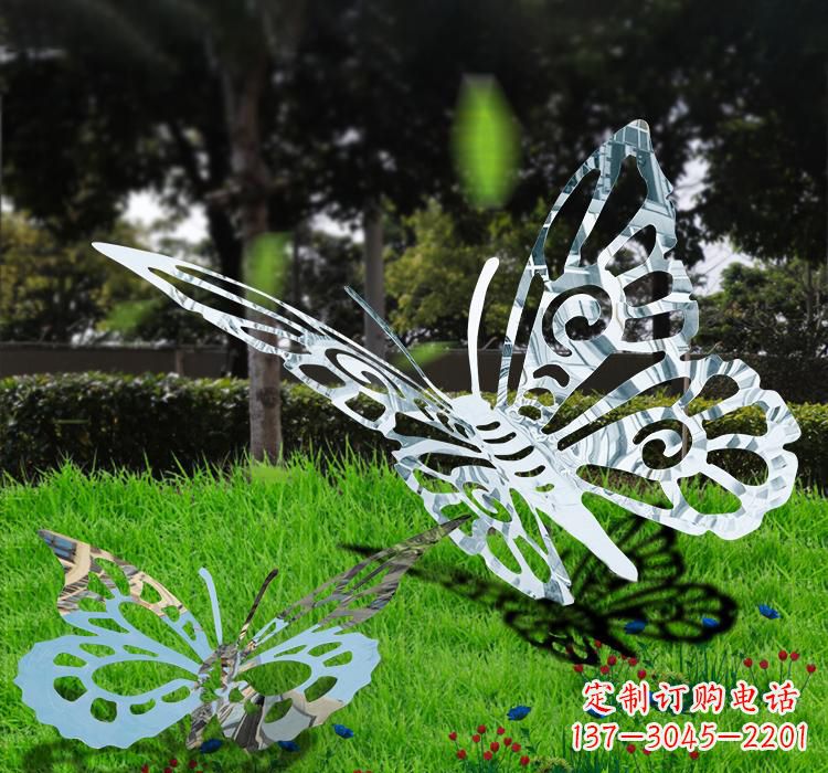 辽阳不锈钢蝴蝶昆虫雕塑