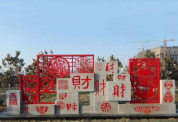 辽阳不锈钢福禄寿雕塑象征着美好生活