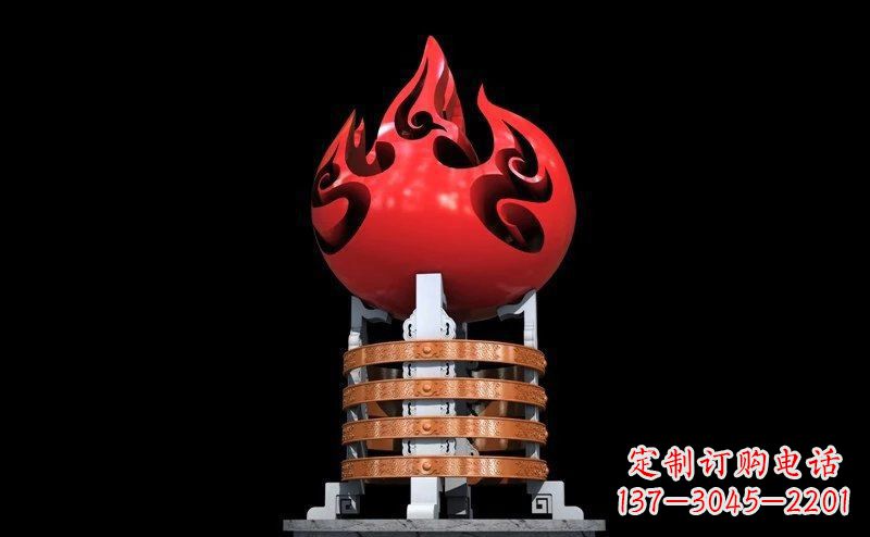 辽阳不锈钢火炬广场雕塑