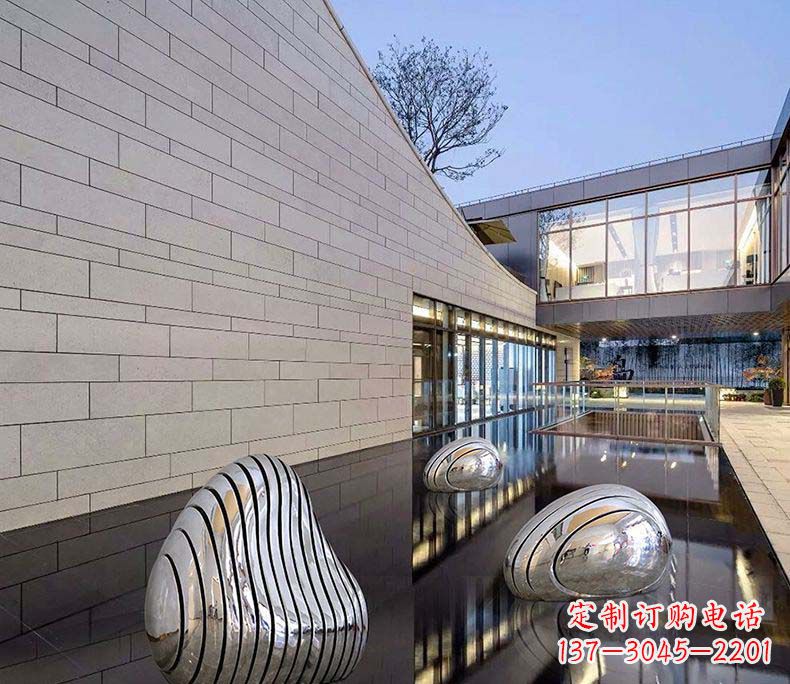 辽阳不锈钢假山摆件雕塑