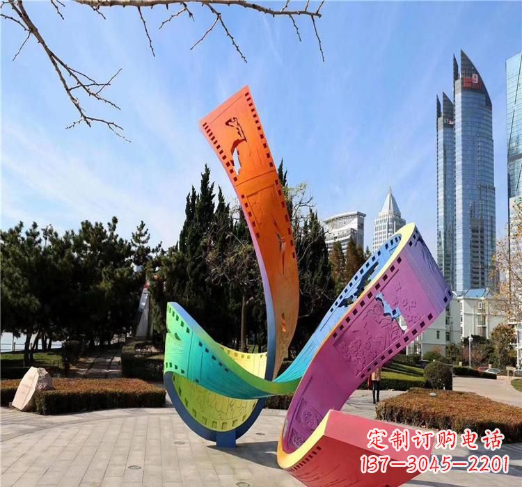 辽阳不锈钢胶卷雕塑