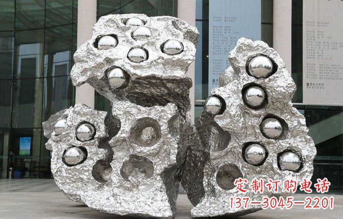 辽阳不锈钢莲蓬雕塑——传承古老文化的艺术瑰宝
