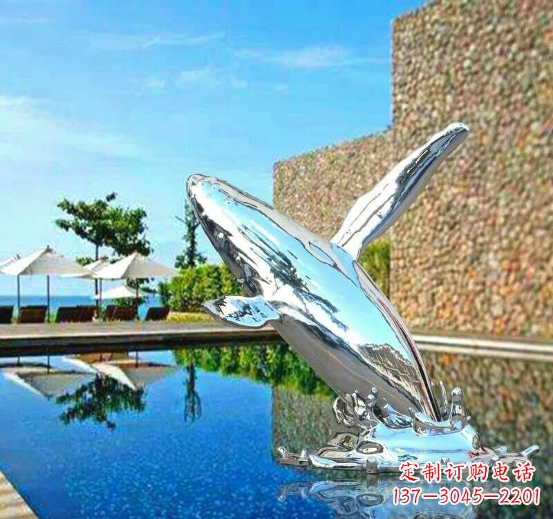 辽阳不锈钢鲸鱼雕塑艺术之美