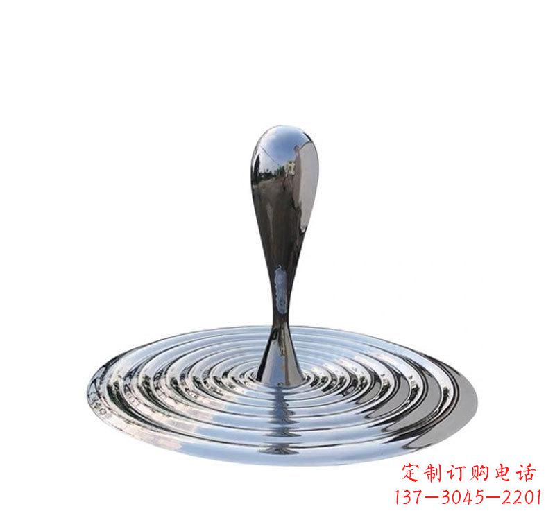 辽阳不锈钢景区水滴雕塑精美绝伦