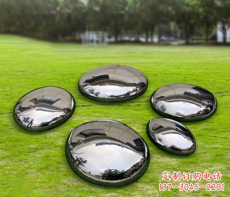 辽阳不锈钢镜面鹅卵石雕塑