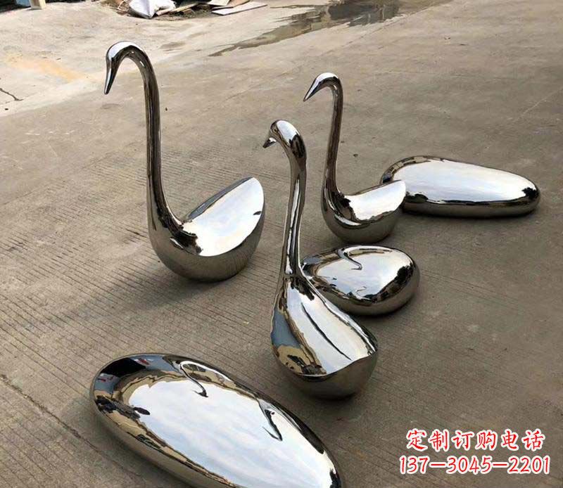 辽阳不锈钢镜面鹅卵石座椅