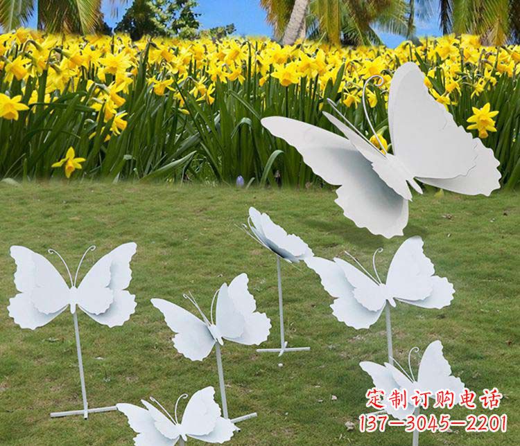 辽阳不锈钢镜面蝴蝶雕塑演绎美丽传奇