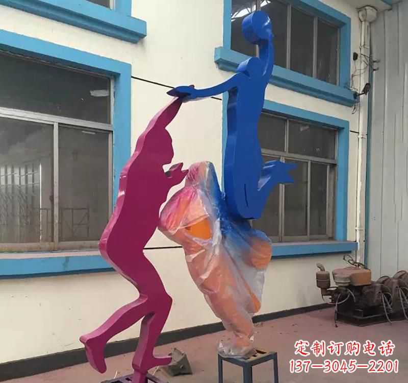 辽阳不锈钢篮球运动员雕塑