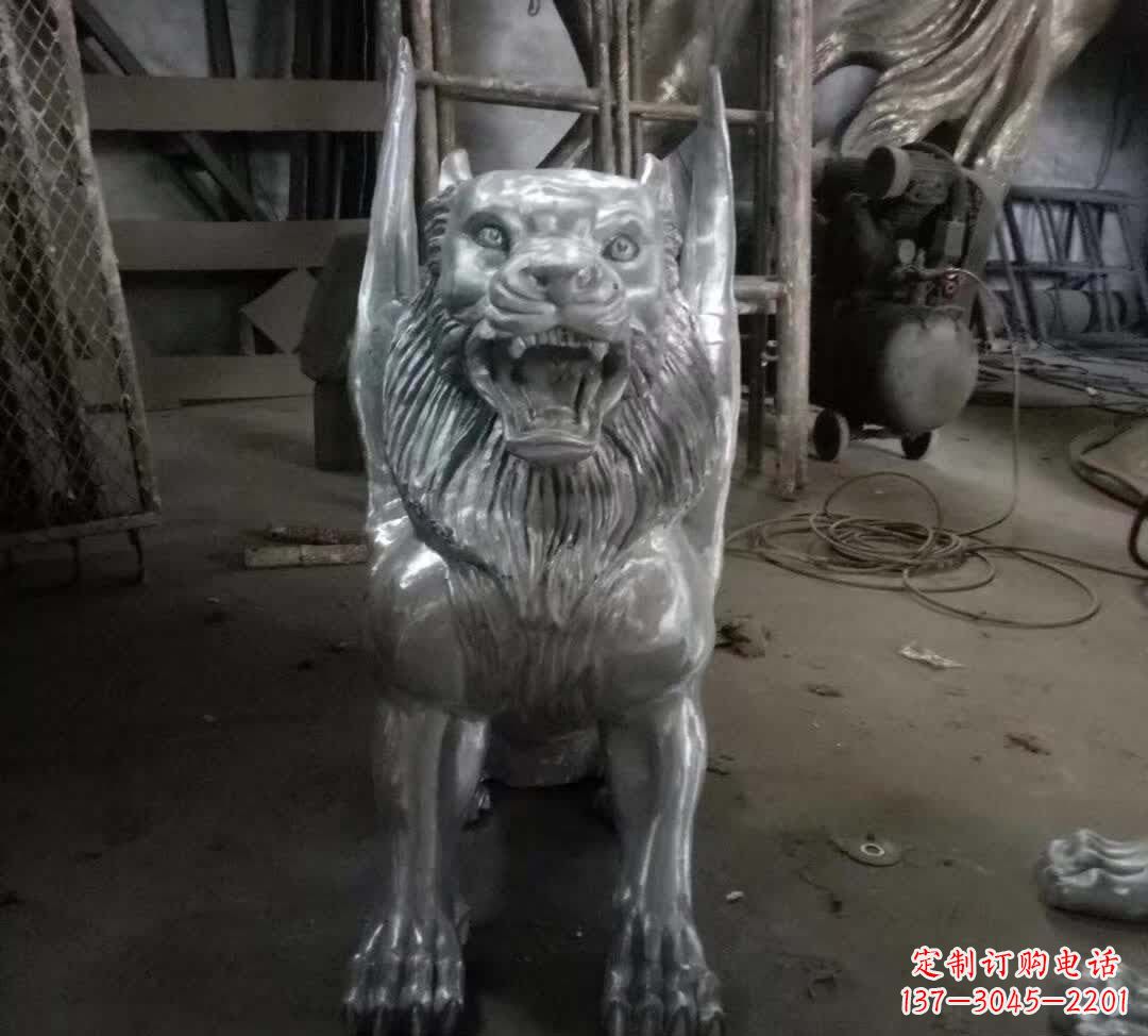 辽阳不锈钢老虎雕塑经典的艺术品