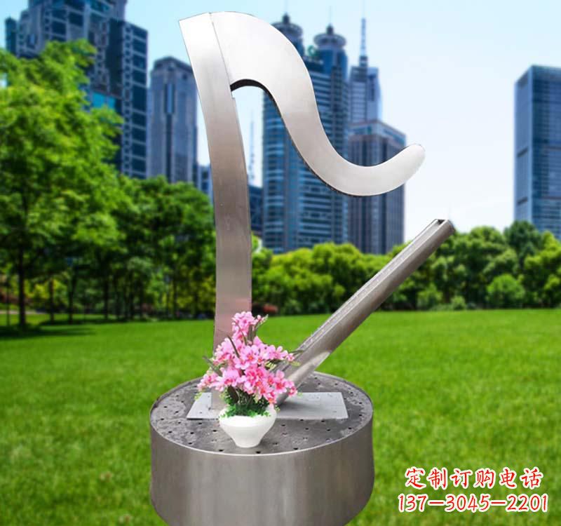 辽阳不锈钢竖琴雕塑艺术的精髓