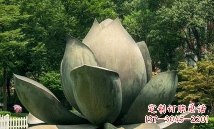 辽阳不锈钢莲花公园景观雕塑