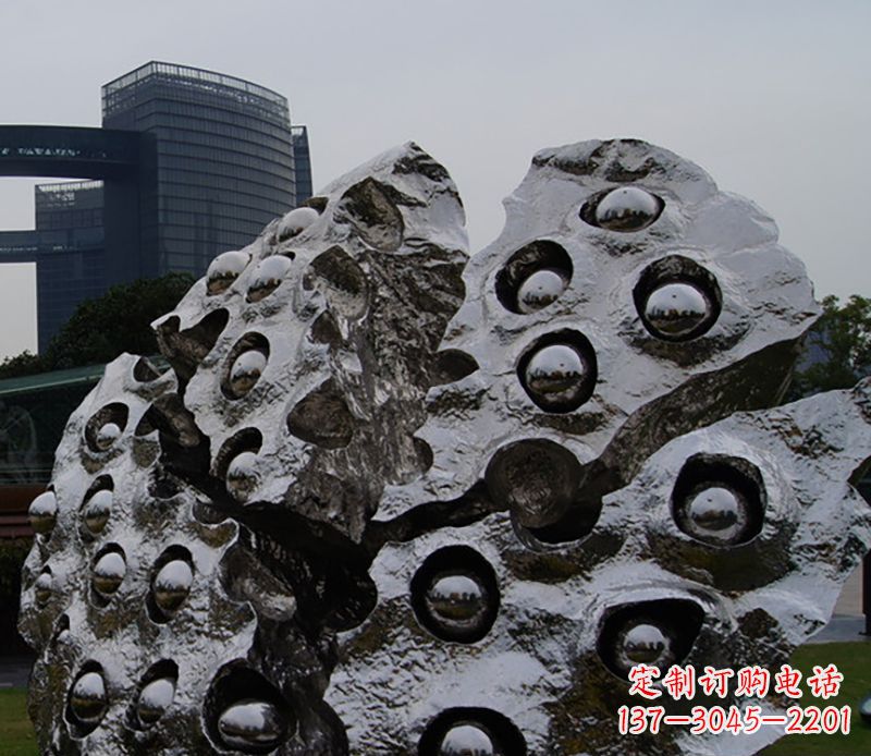 辽阳不锈钢莲蓬雕塑