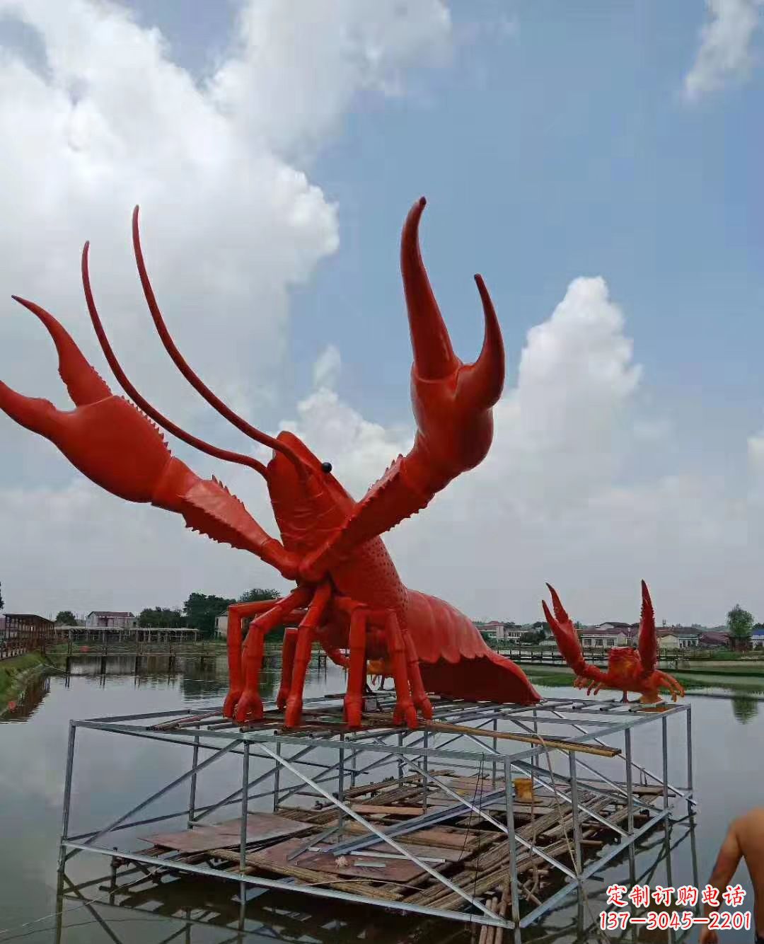 辽阳不锈钢龙虾 动物雕塑