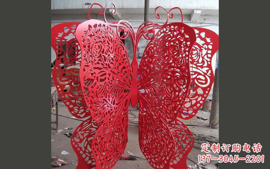 辽阳不锈钢蝴蝶公园景观雕塑